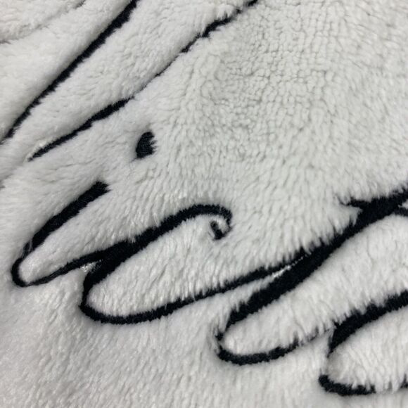 Victoria's Secret Plush Bath Robe White Size ML Medium Large Plush Mid Length - Picture 9 of 14